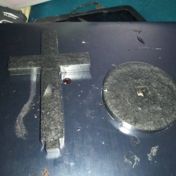 Handmade Standing Cross - Picture 2 of 2